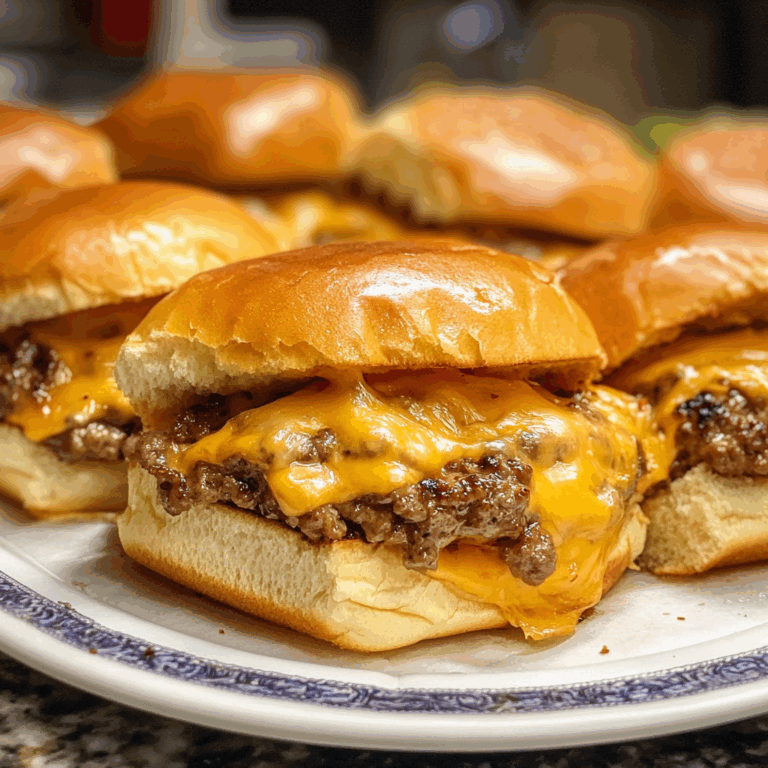 Delicious Cheeseburger Sliders