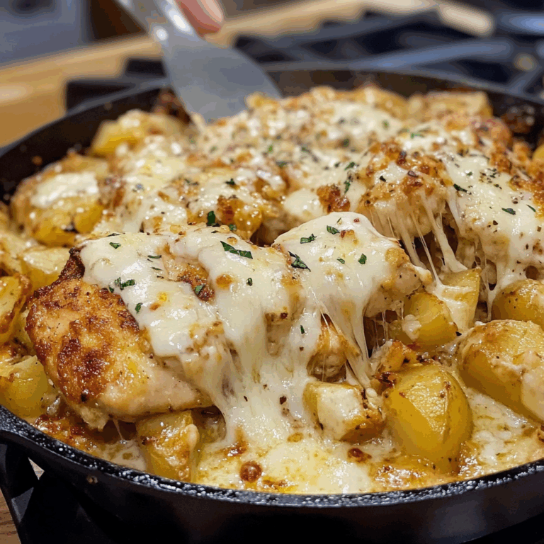 Cheesy Garlic Parmesan Chicken and Potatoes