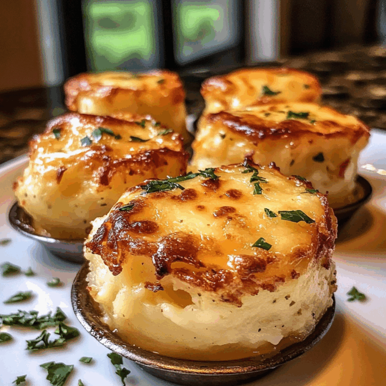 Cheesy Mashed Potato Puffs