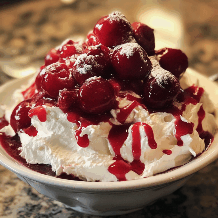 Cherry Cheesecake Fluff: A Dreamy No-Bake Treat