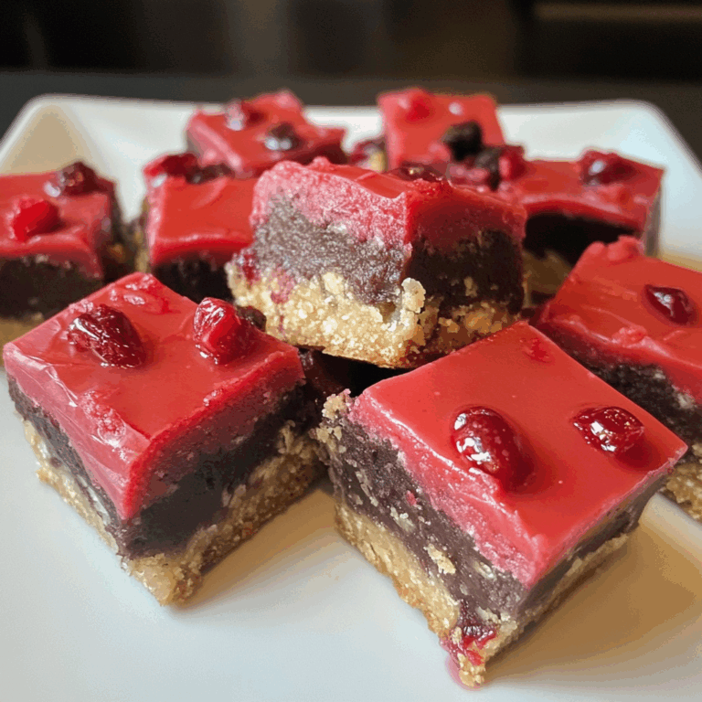 Irresistible Cherry Mash Bars