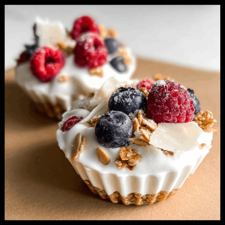 Frozen Yogurt Granola Cups: A Refreshing Treat