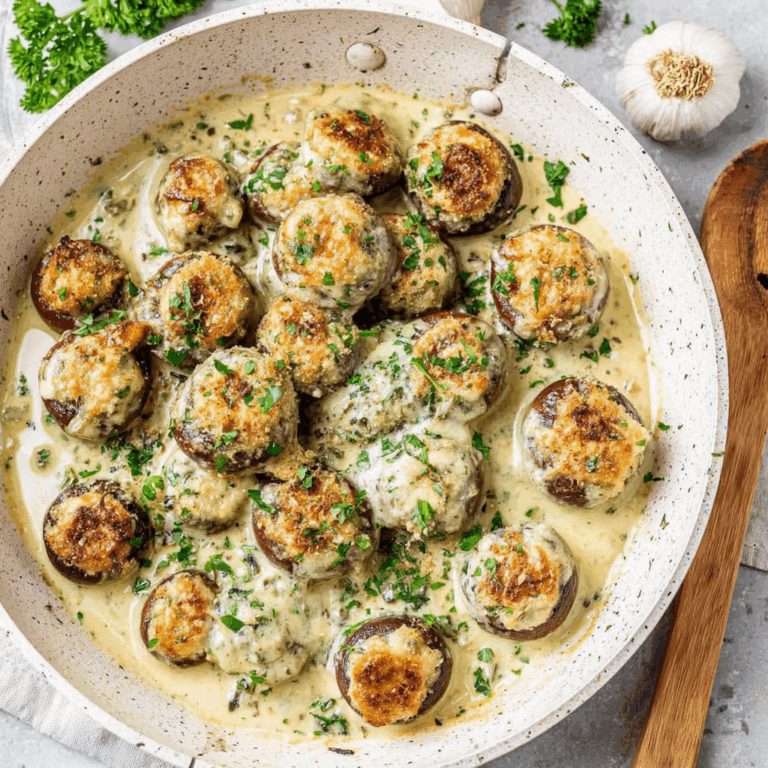 Garlic Parmesan Mushrooms: Irresistible Savory Bites