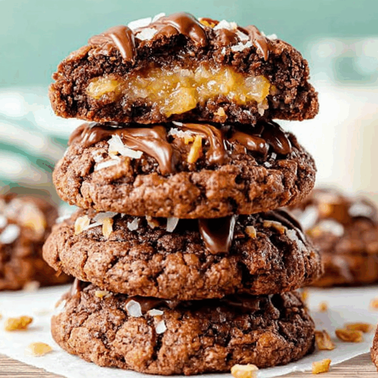 Irresistible German Chocolate Cookies