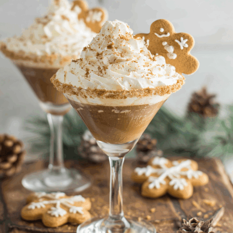 Gingerbread Martini: A Cozy and Festive Cocktail