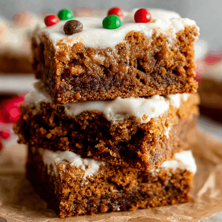 Gingerbread Cookie Bars: Soft, Chewy, and Perfectly Spiced