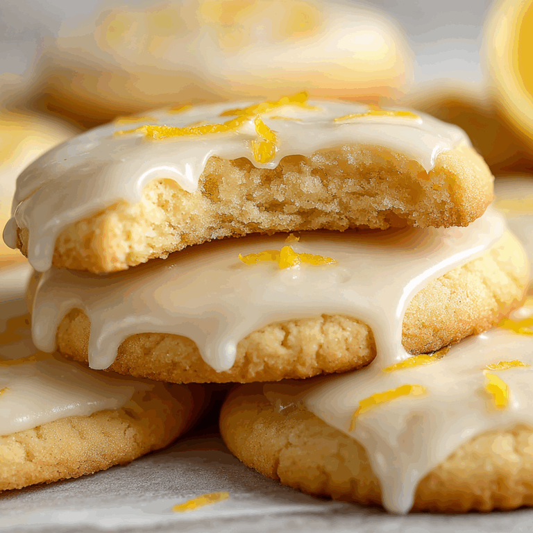 Glazed Lemon Sugar Cookies