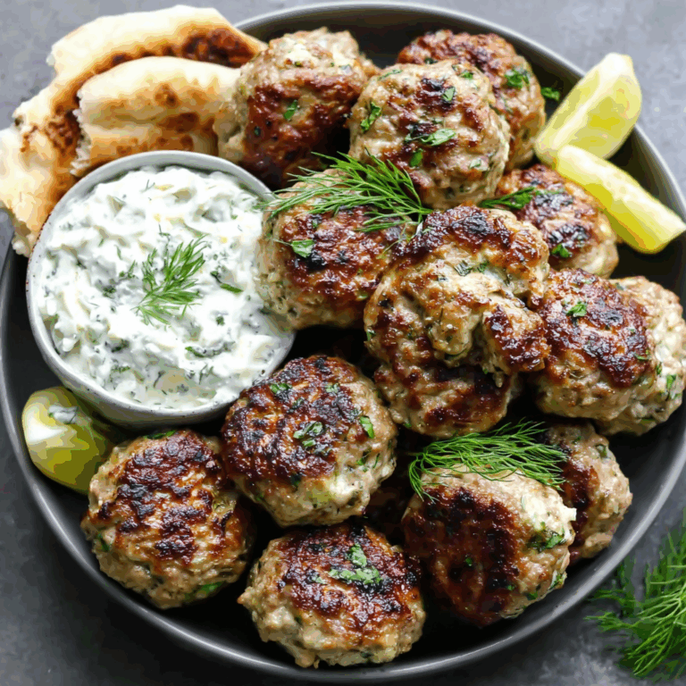 Flavorful Greek Turkey Meatballs