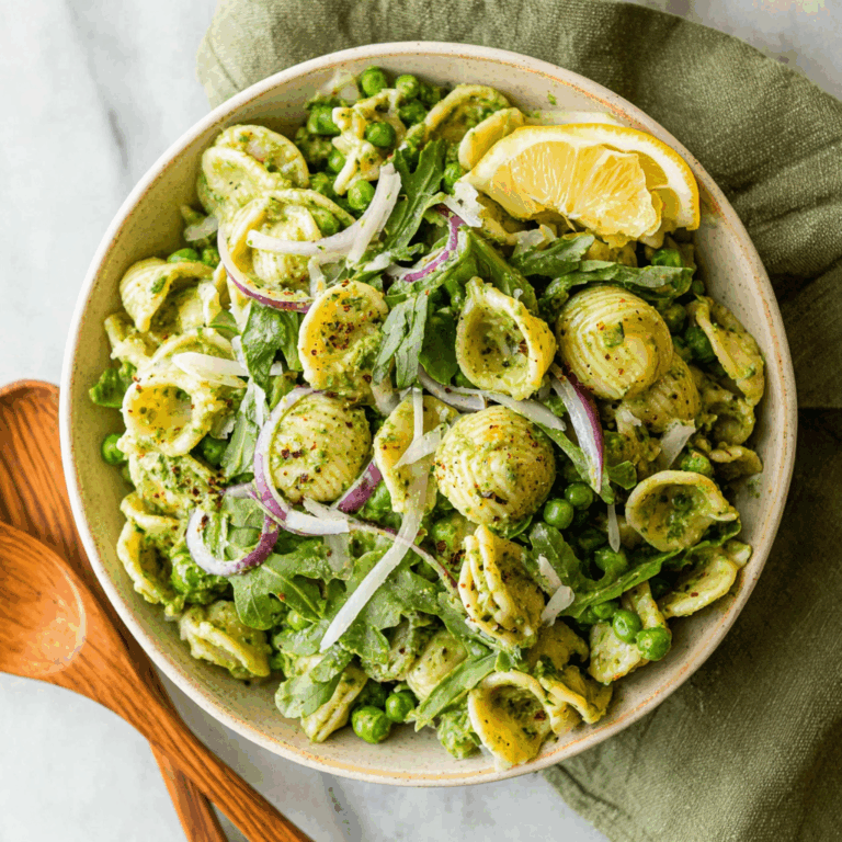 Creamy Green Goddess Pasta Salad