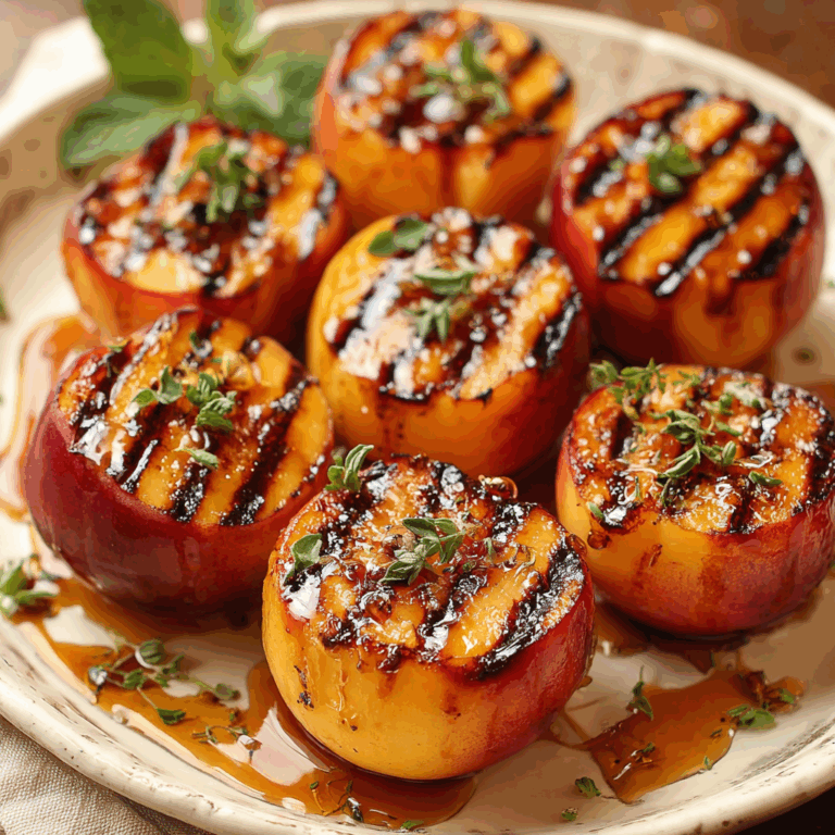 Grilled Peaches: A Juicy Summer Delight