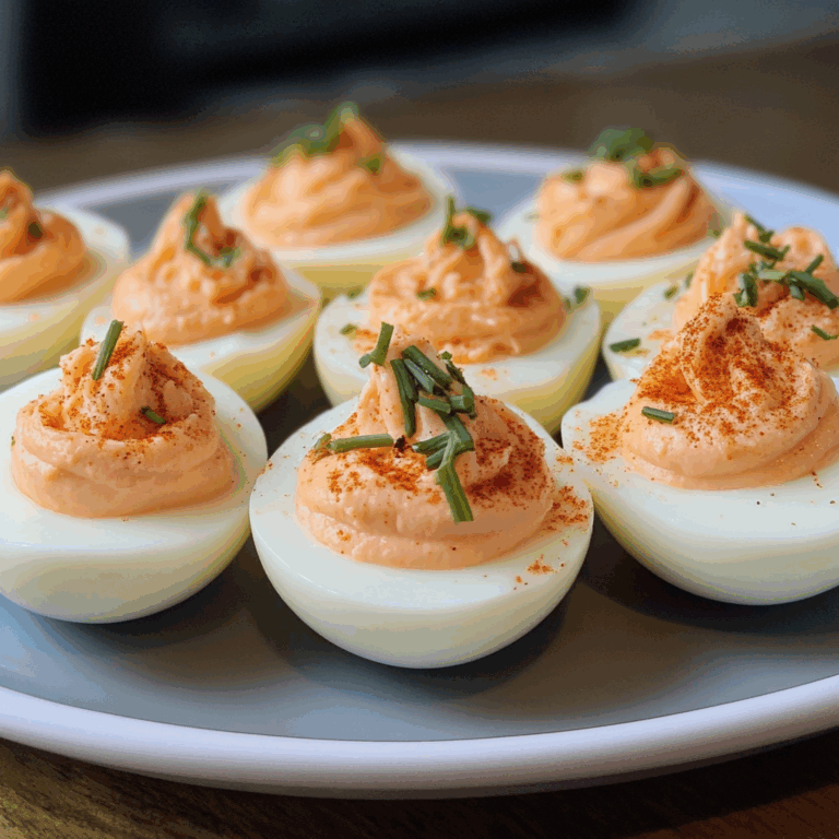 Smoked Salmon Deviled Eggs