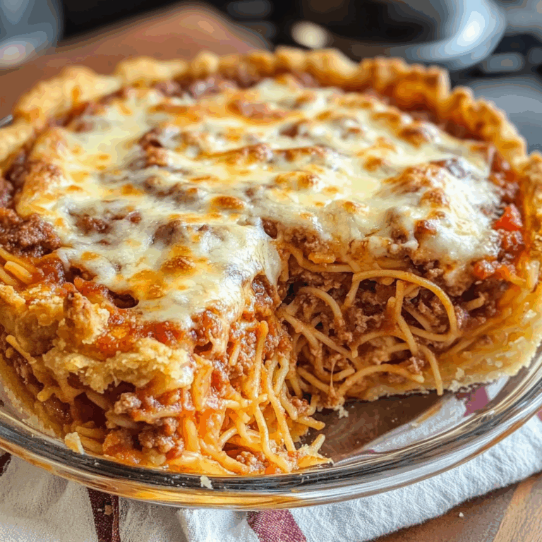Spaghetti Pie: A Hearty, Comforting Twist on a Classic
