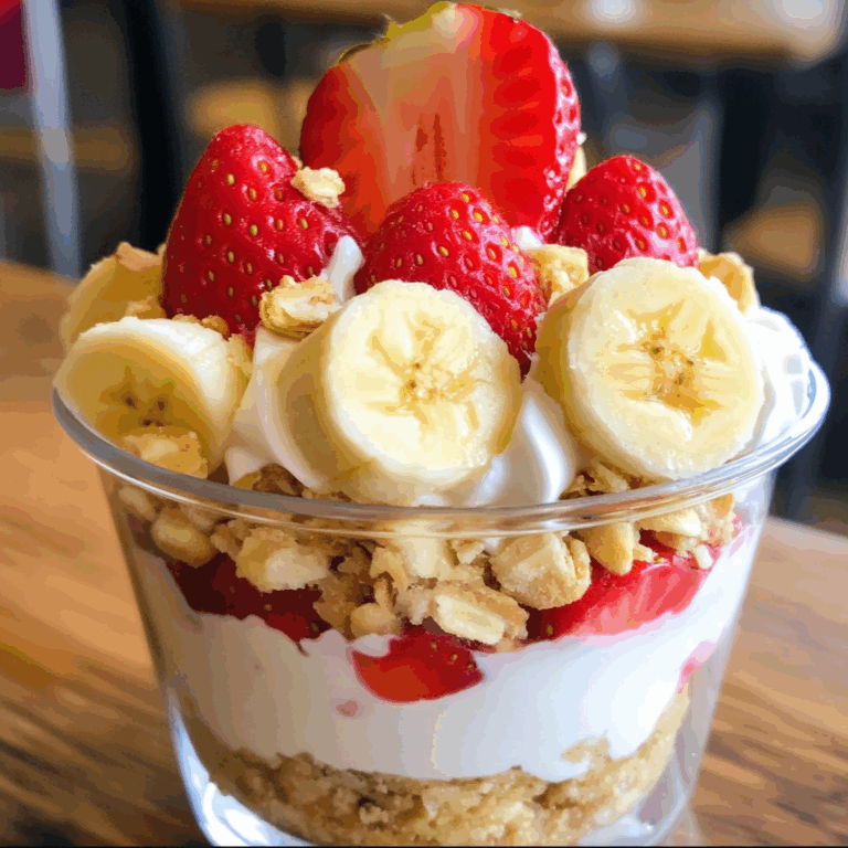 Strawberry Banana Pudding Cheesecake Cup