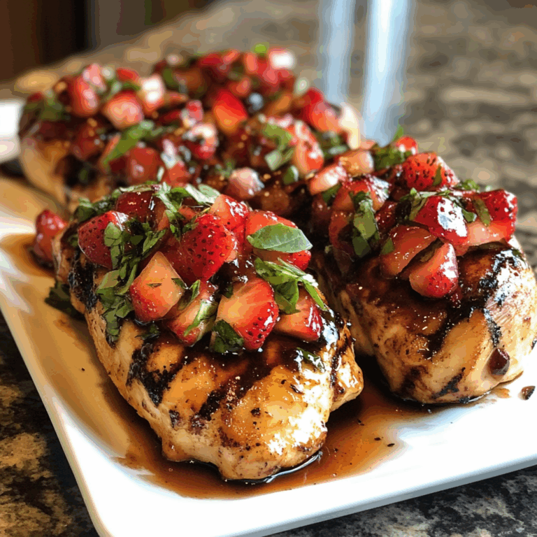 Strawberry Bruschetta Chicken