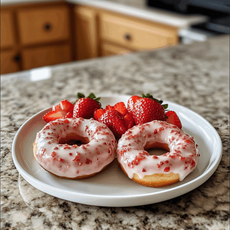 Strawberry Cheesecake Donuts: A Decadent Treat
