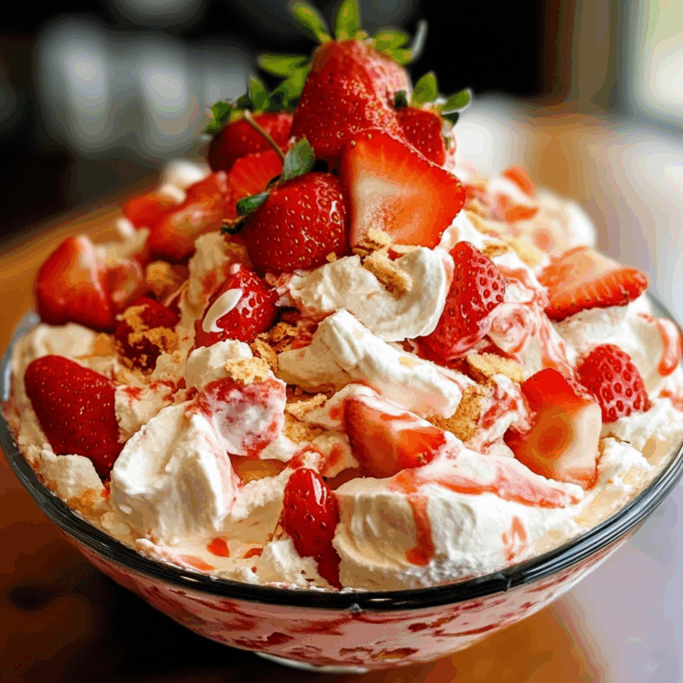 Irresistible Strawberry Cheesecake Salad