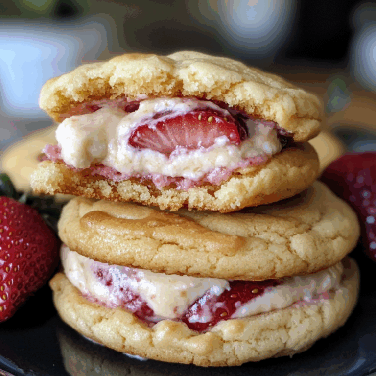 Strawberry Cheesecake Stuffed Cookies
