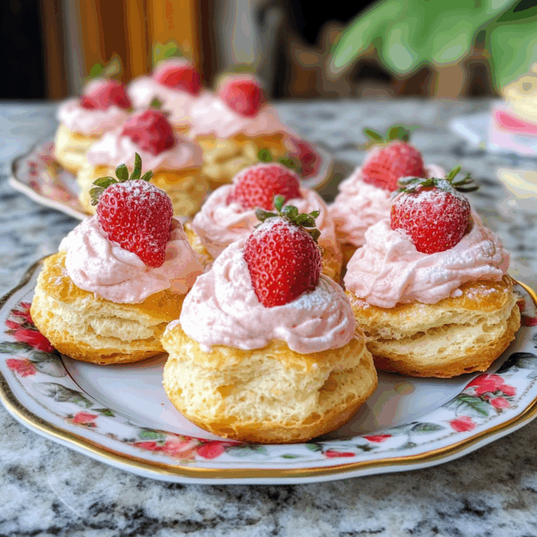 Irresistible Strawberry Cream Puffs