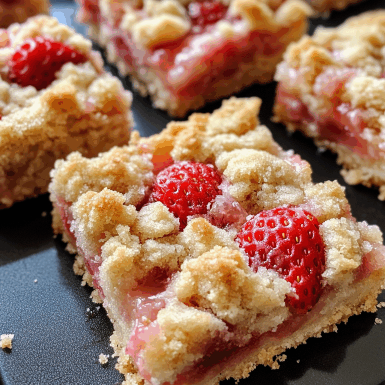 Strawberry Crumb Bars: Irresistible Summertime Treat