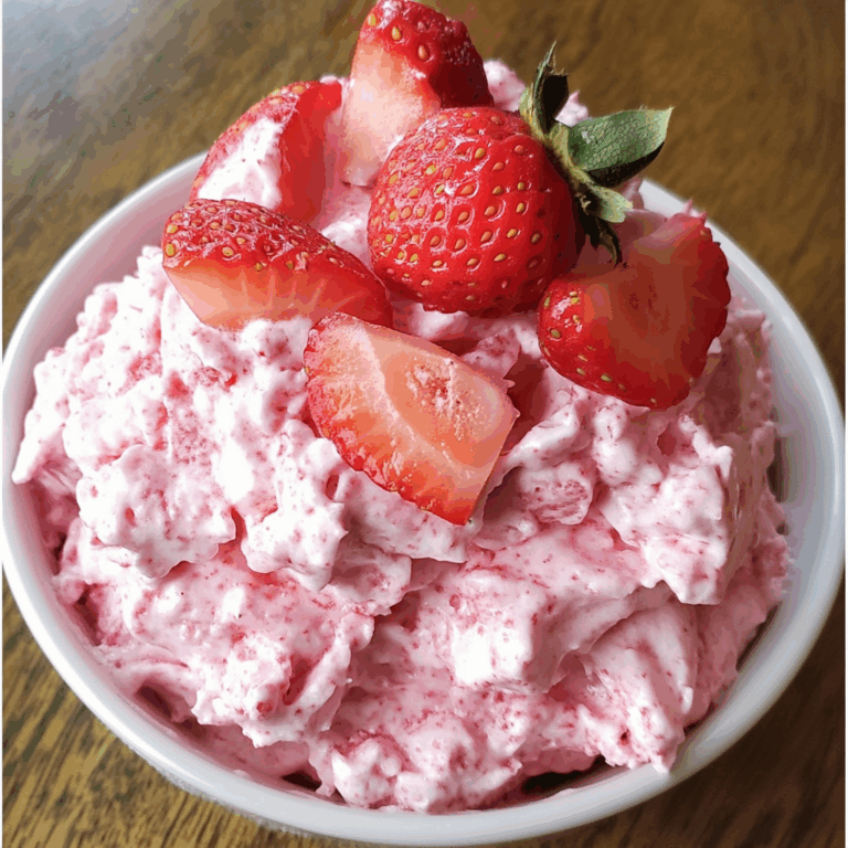 Delicious Strawberry Fluff: A Light and Airy Treat