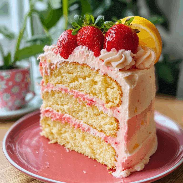 Strawberry Lemon Cake: A Refreshing Treat