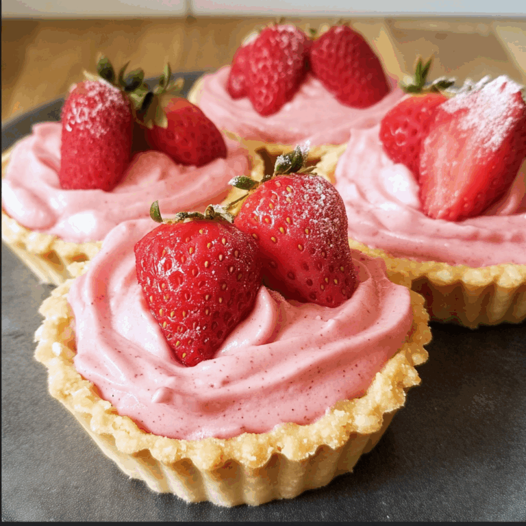 Delightful Strawberry Mousse Tarts