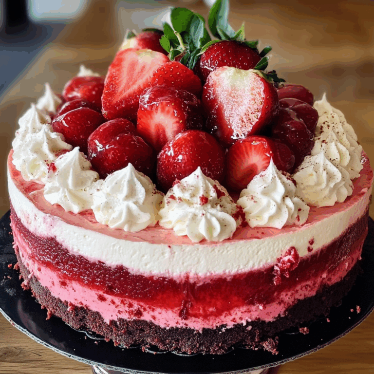 Strawberry Red Velvet Cheesecake