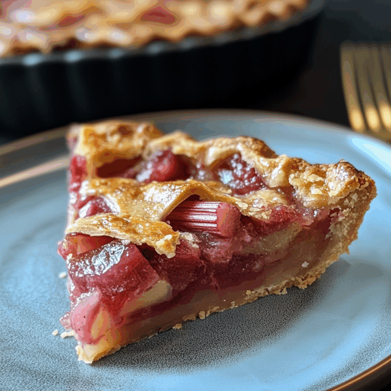Delectable Strawberry Rhubarb Pie: A Fruit-Filled Delight