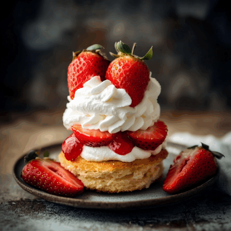 Strawberry Shortcakes with Whipped Cream