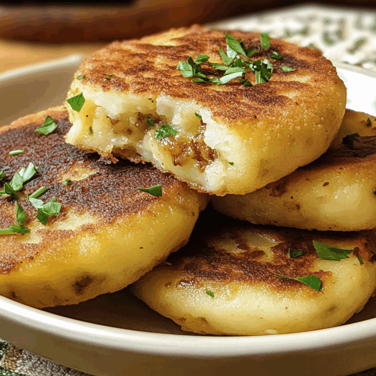 Stuffed Potato Cakes: Crispy Exterior, Fluffy Interior
