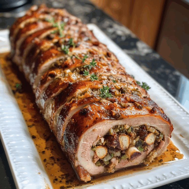Stuffed Pork Loin: A Flavorful Culinary Delight