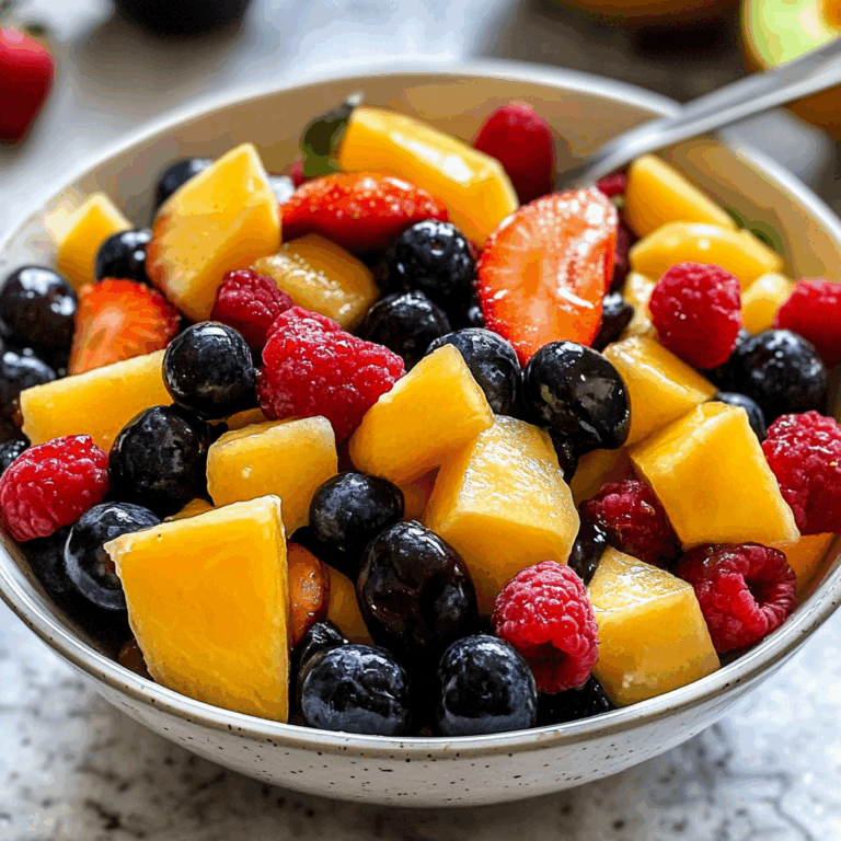 Juicy and Refreshing Summer Fruit Salad