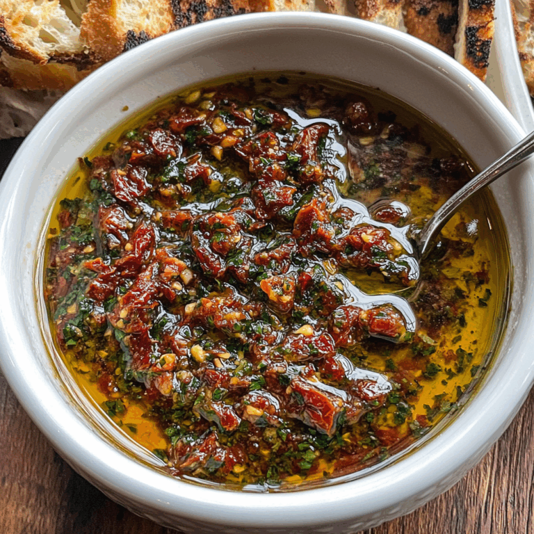 Sun-Dried Tomato Garlic Olive Oil Dip