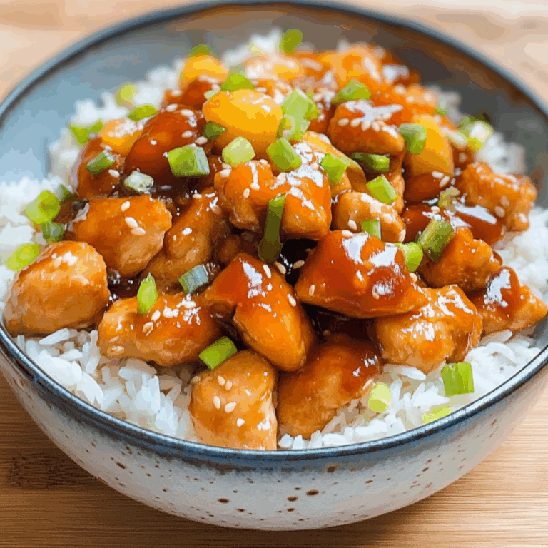 Sweet and Sour Chicken with Rice