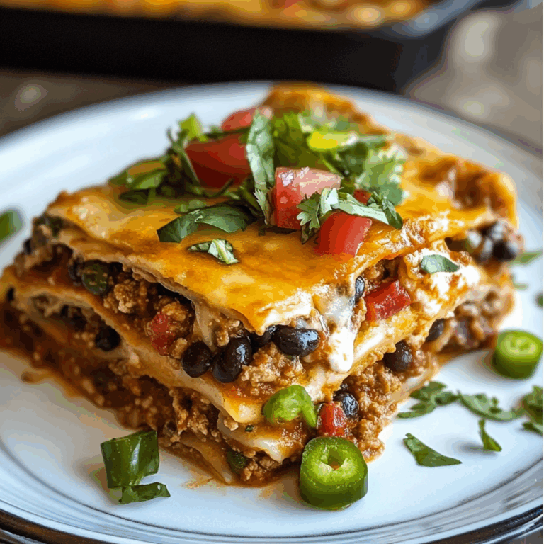 Taco Lasagna: A Fusion Masterpiece of Flavors