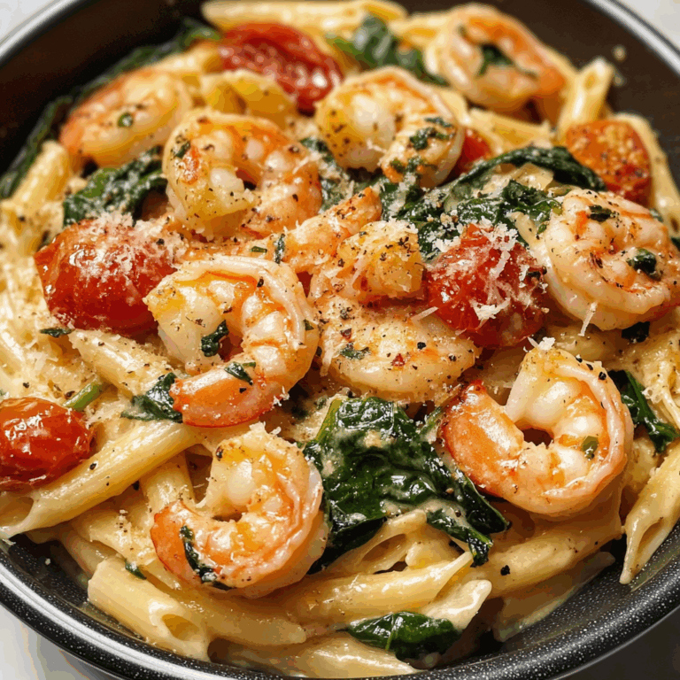 Tomato Spinach Shrimp Pasta: A Flavorful and Healthy Dish