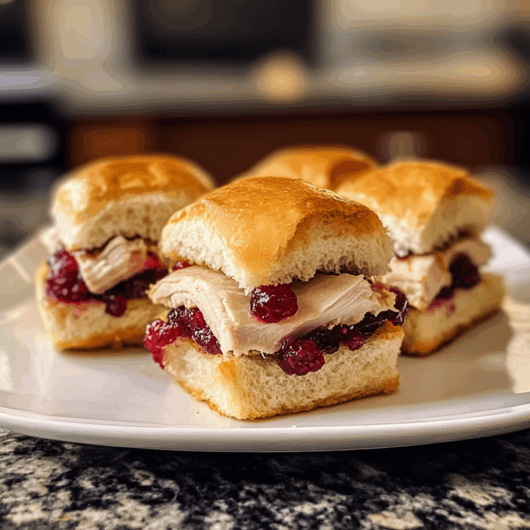 Juicy Turkey Cranberry Sliders