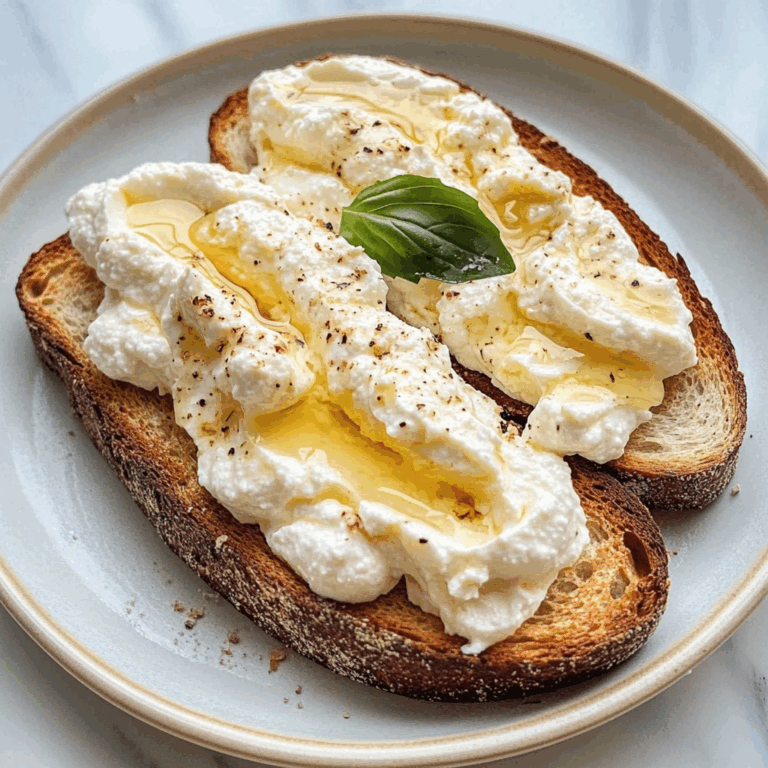 Whipped Ricotta Toast: A Creamy, Dreamy Breakfast Delight