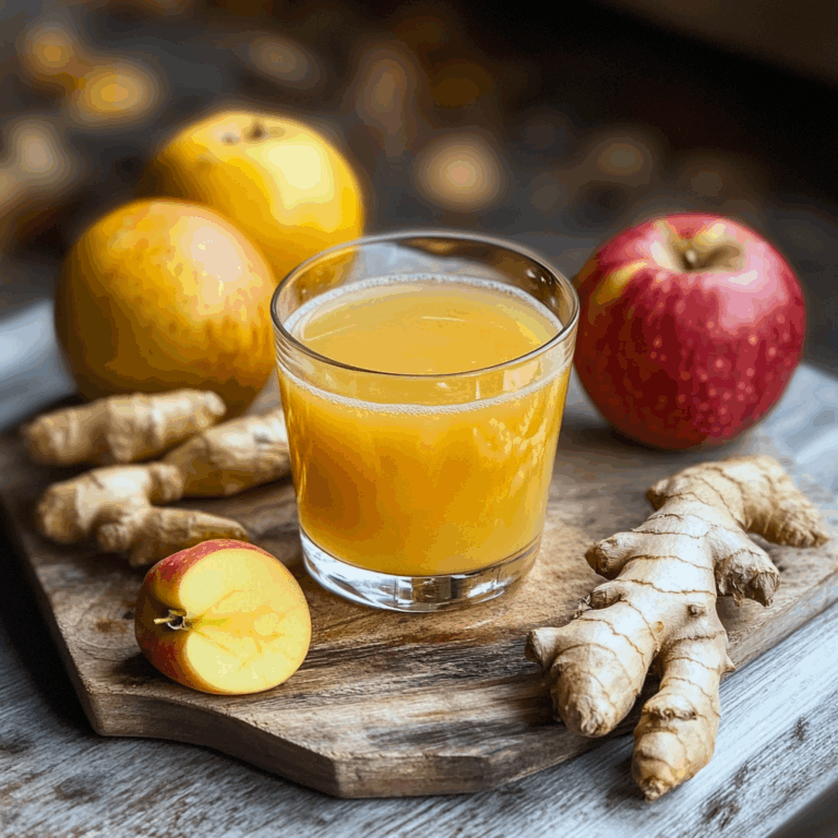 Refreshing Apple Ginger Juice: A Healthy Delight