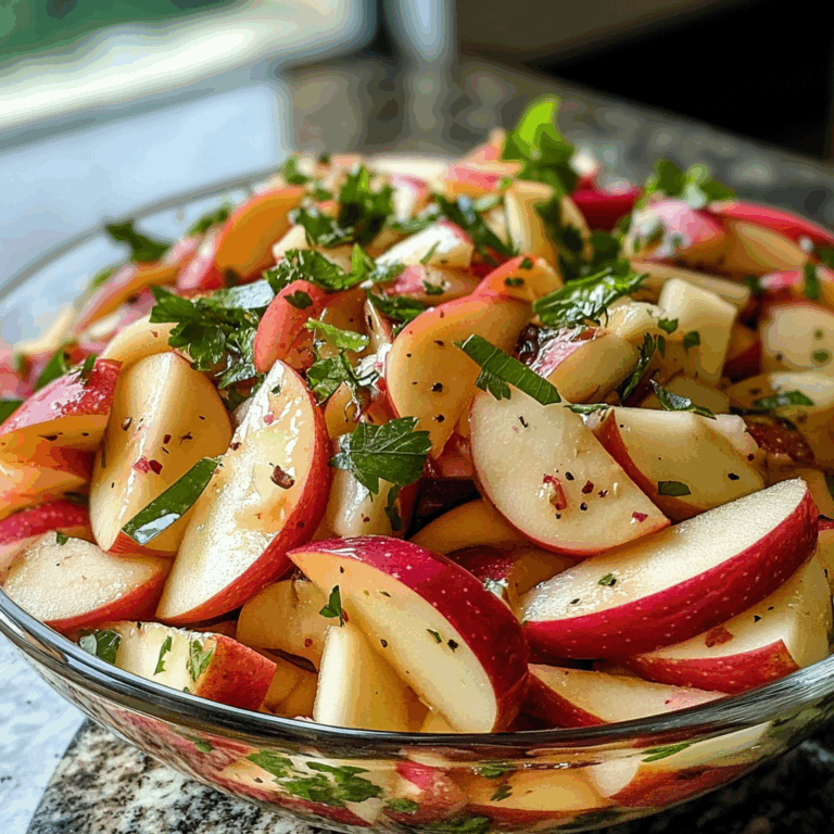 Easy Apple Salad Recipe: A Refreshing and Flavorful Treat
