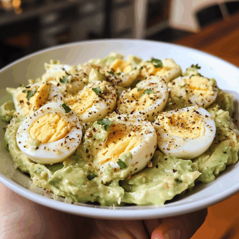 Creamy Avocado Egg Salad: A Healthy Twist on a Classic