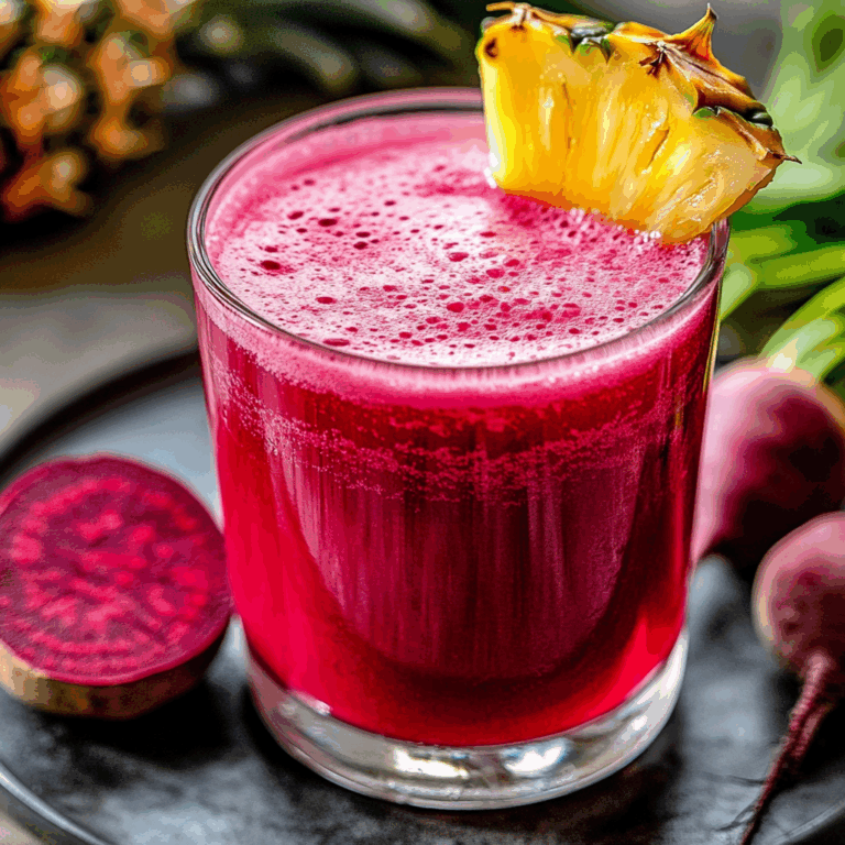 Beet Pineapple Juice: A Vibrant and Healthy Blend