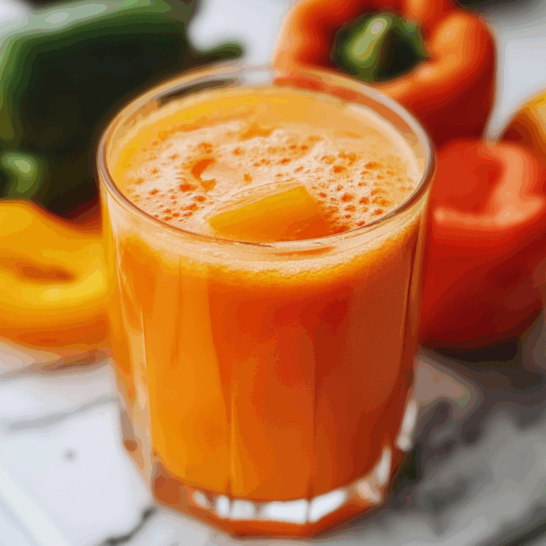 Refreshing Bell Pepper Juice: A Vibrant and Healthy Beverage