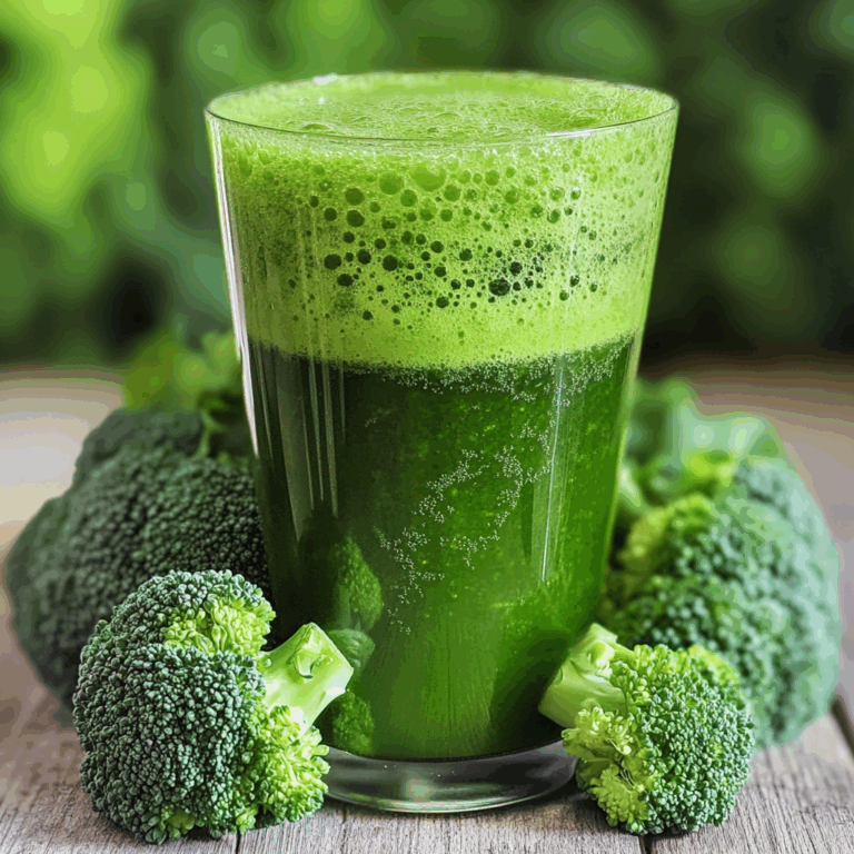 Broccoli Juice: The Vibrant Green Elixir for Wellness