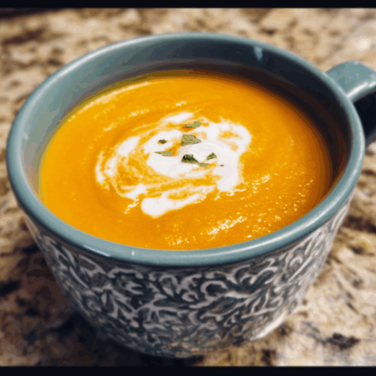 Carrot Ginger Soup with Sour Cream: A Delightful Blend of Flavors