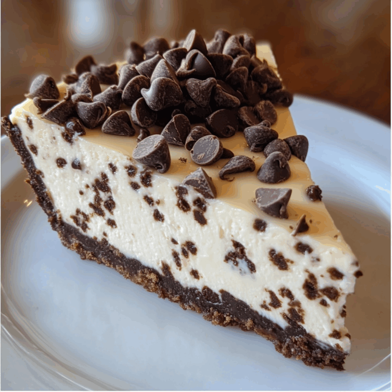 Decadent Chocolate Chip Cheesecake