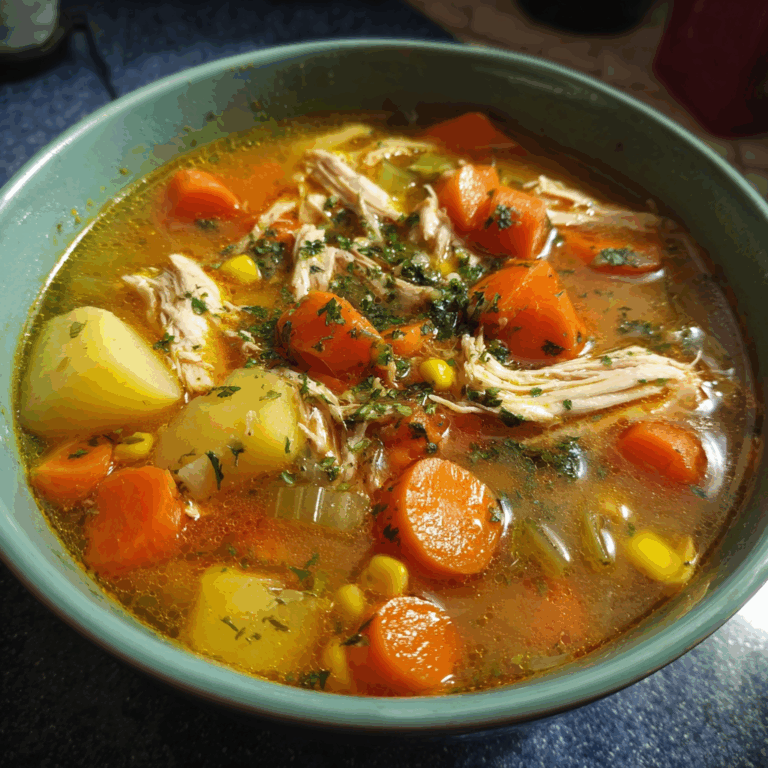 Comforting Chicken and Vegetable Soup