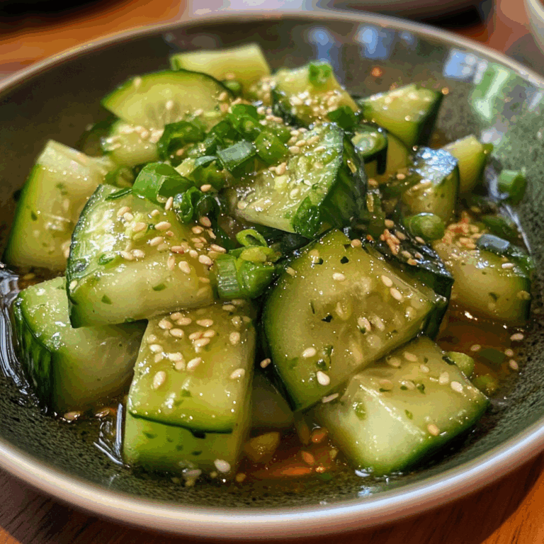 Refreshing Chinese Cucumber Salad