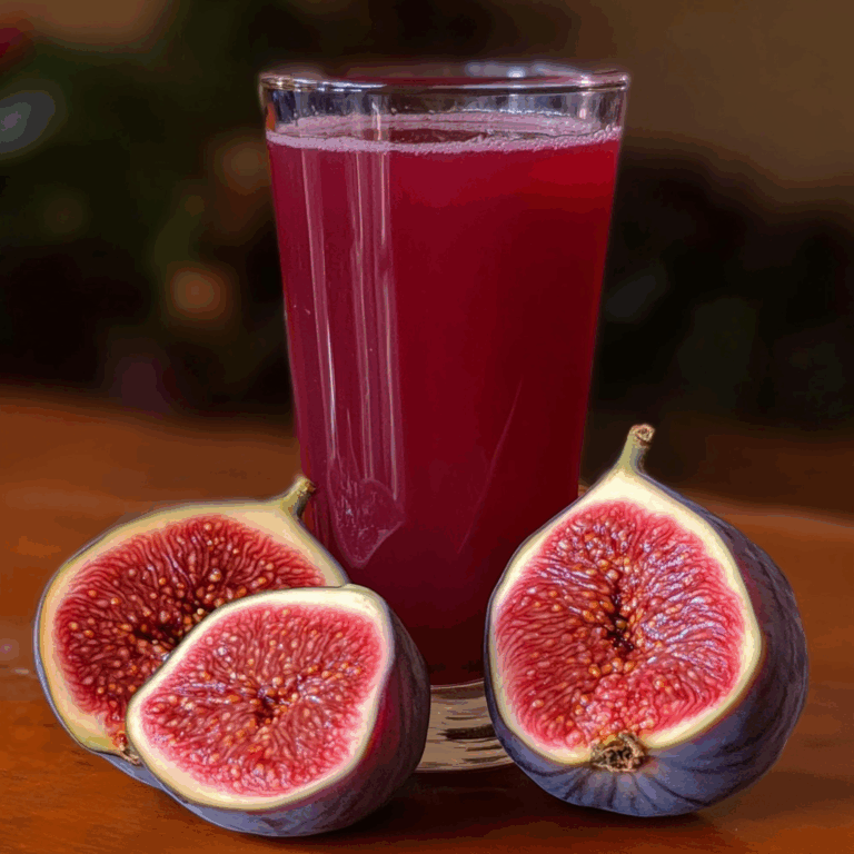 Unleash the Sweetness: Homemade Fig Juice