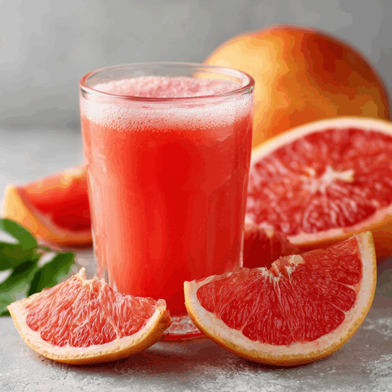 Grapefruit Juice: A Refreshing Citrus Delight